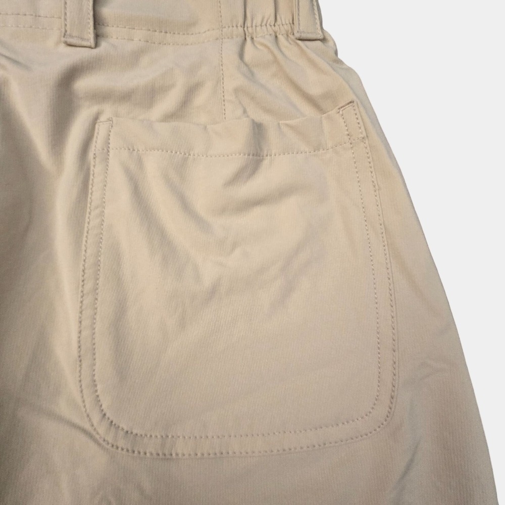 Brooks Brothers Men's Solid Flat Front Golf Shorts Beige Wheat Size W32 NWT - Picture 7 of 9